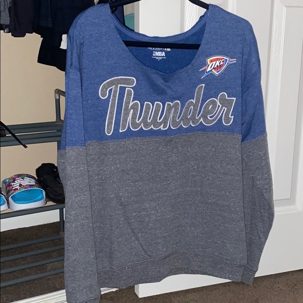 An Oklahoma City Thunder sweatshirt :)